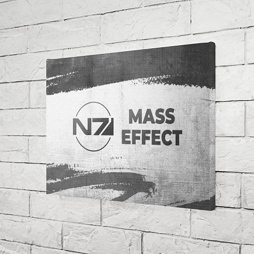 Картина прямоугольная Mass Effect - white gradient по-горизонтали / 3D-принт – фото 3