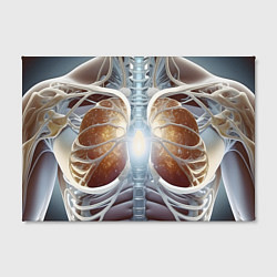 Холст прямоугольный Рентген и скелет, цвет: 3D-принт — фото 2