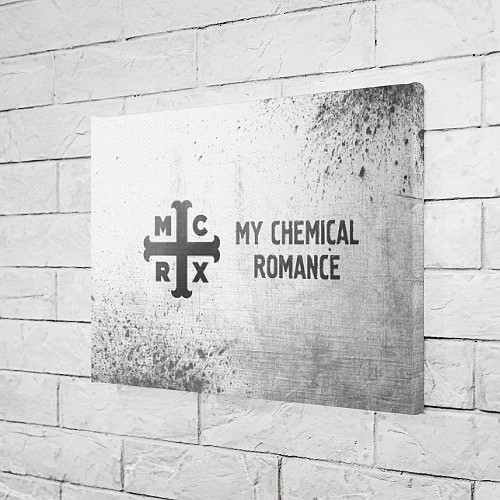 Картина прямоугольная My Chemical Romance - white gradient по-горизонтал / 3D-принт – фото 3
