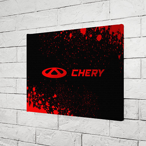 Картина прямоугольная Chery - red gradient по-горизонтали / 3D-принт – фото 3