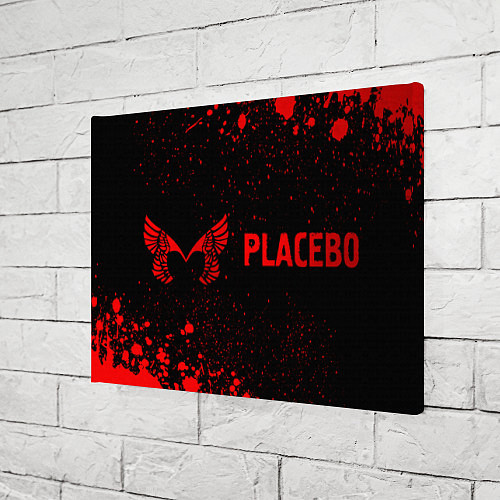 Картина прямоугольная Placebo - red gradient по-горизонтали / 3D-принт – фото 3