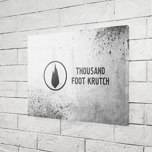 Картина прямоугольная Thousand Foot Krutch - white gradient по-горизонта / 3D-принт – фото 3