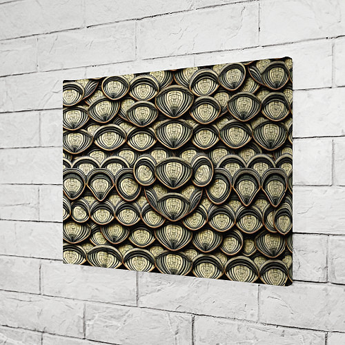 Картина прямоугольная Объемный египетский паттерн / 3D-принт – фото 3