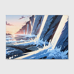 Холст прямоугольный Энергия льда, цвет: 3D-принт — фото 2
