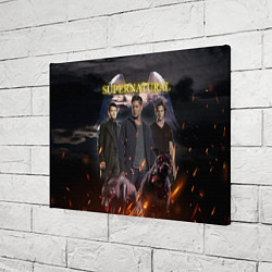Холст прямоугольный Supernatural - true hunters, цвет: 3D-принт — фото 2