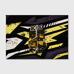 Холст прямоугольный ACDC в автобусе, цвет: 3D-принт — фото 2
