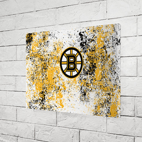 Картина прямоугольная Boston Bruins NHL white / 3D-принт – фото 3