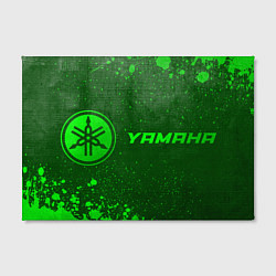 Холст прямоугольный Yamaha - green gradient по-горизонтали, цвет: 3D-принт — фото 2