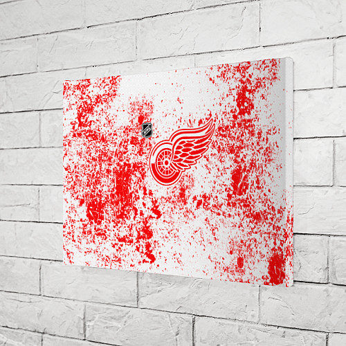 Картина прямоугольная Detroit Red Wings NHL white / 3D-принт – фото 3
