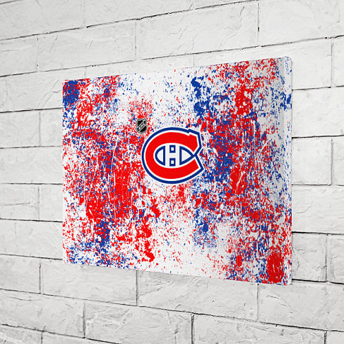 Картина прямоугольная Montreal Canadiens NHL white / 3D-принт – фото 3