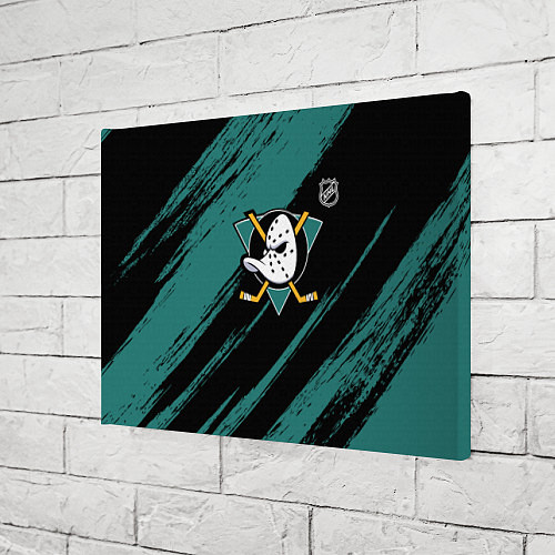 Картина прямоугольная Анахайм Дакс - зеленая краска / 3D-принт – фото 3