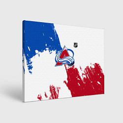 Холст прямоугольный Колорадо Эвеланш - брызги красок, цвет: 3D-принт