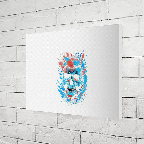 Картина прямоугольная Крутой череп / 3D-принт – фото 3
