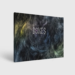 Холст прямоугольный Bones из костей, цвет: 3D-принт