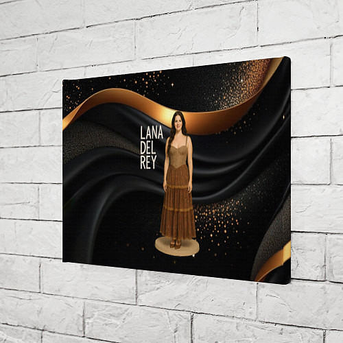 Картина прямоугольная Lana Del Rey в ретро платье / 3D-принт – фото 3