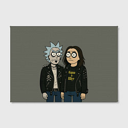 Холст прямоугольный КиШ - Рик и Морти, цвет: 3D-принт — фото 2