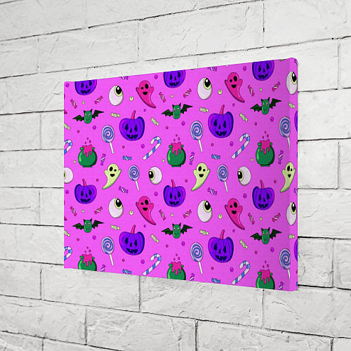 Картина прямоугольная Halloween pink / 3D-принт – фото 3