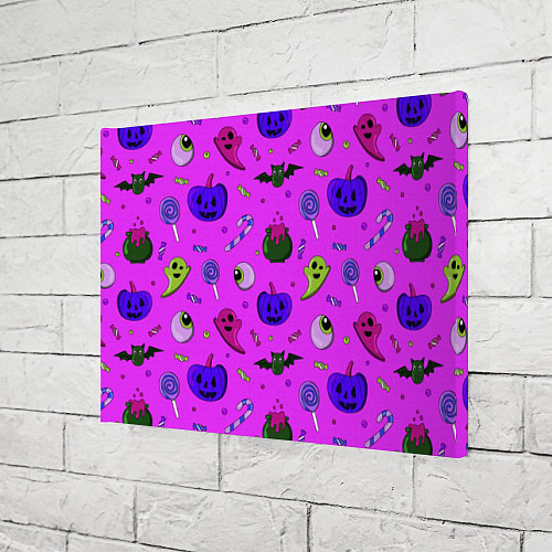 Картина прямоугольная Halloween pink / 3D-принт – фото 3