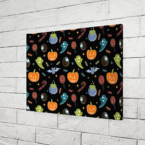 Картина прямоугольная Halloween black / 3D-принт – фото 3