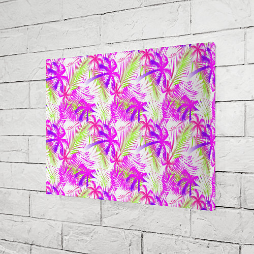 Картина прямоугольная Palm tree pink / 3D-принт – фото 3