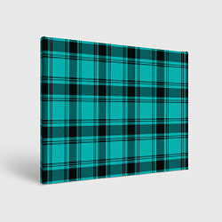 Холст прямоугольный Checkered blue, цвет: 3D-принт