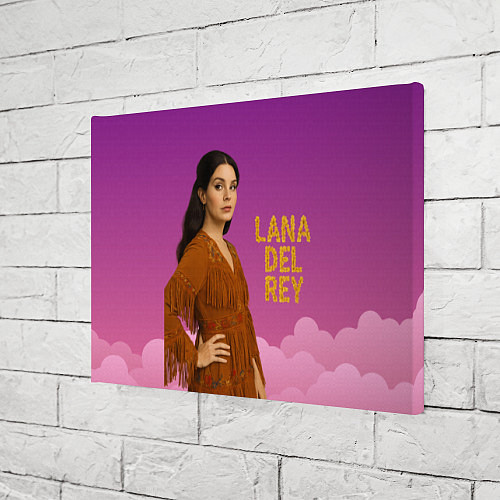 Картина прямоугольная Певица Lana Del Rey / 3D-принт – фото 3
