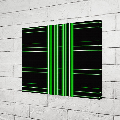 Картина прямоугольная Neon green / 3D-принт – фото 3