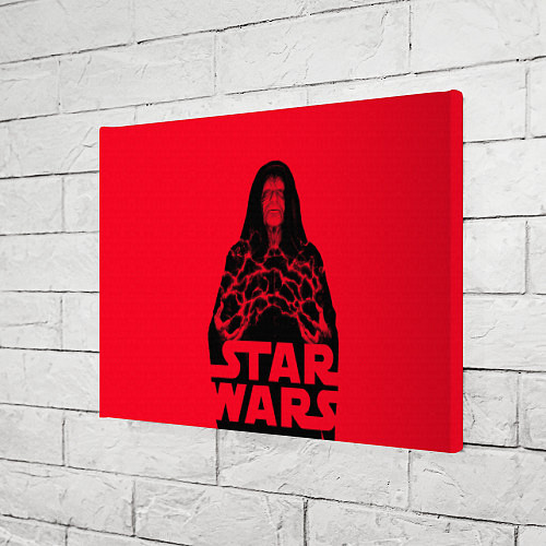 Картина прямоугольная Star wars - Darth Sidious / 3D-принт – фото 3