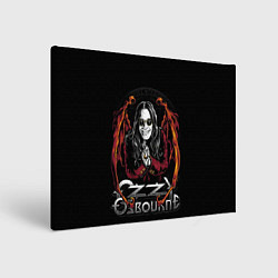 Холст прямоугольный Ozzy Osbourne with wings, цвет: 3D-принт