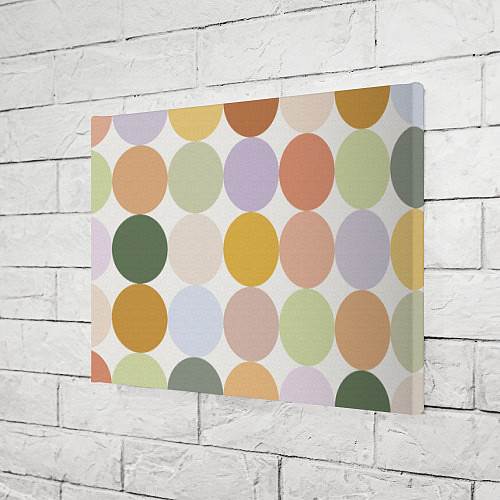 Картина прямоугольная Цветочный горошек / 3D-принт – фото 3