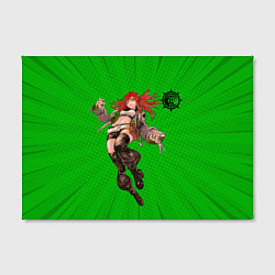 Холст прямоугольный Riyo from Gachiakuta, цвет: 3D-принт — фото 2