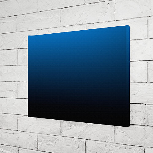 Картина прямоугольная Blue gradient / 3D-принт – фото 3
