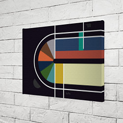 Холст прямоугольный Витраж арт деко, цвет: 3D-принт — фото 2