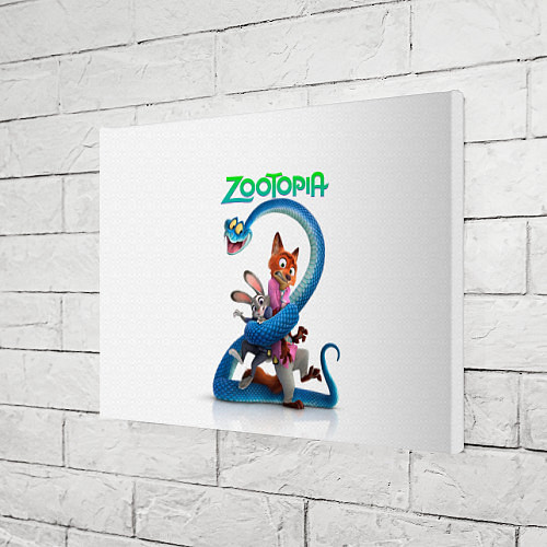 Картина прямоугольная Главные герои Зверополис 2 / 3D-принт – фото 3