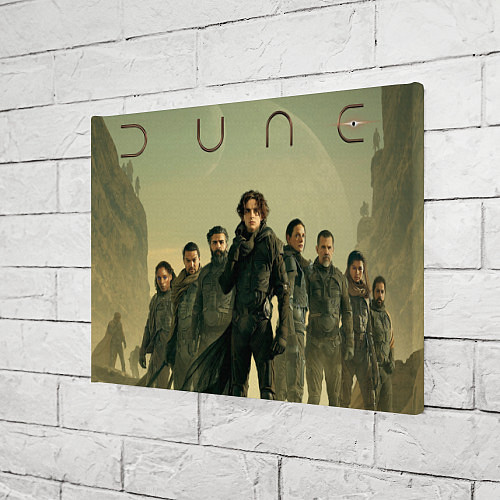 Картина прямоугольная Главные герои Dune part one / 3D-принт – фото 3