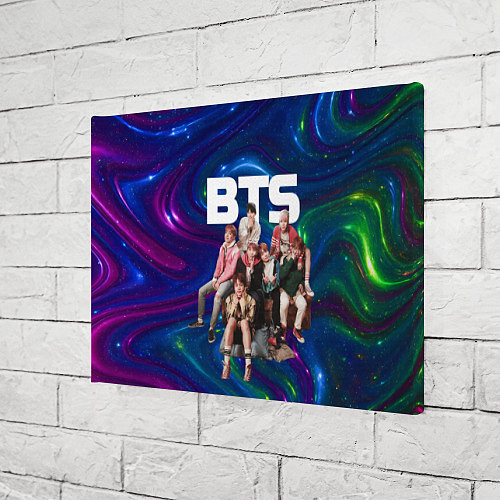 Картина прямоугольная BTS фотосессия на диване / 3D-принт – фото 3