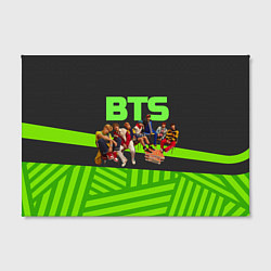 Холст прямоугольный BTS на стульях, цвет: 3D-принт — фото 2