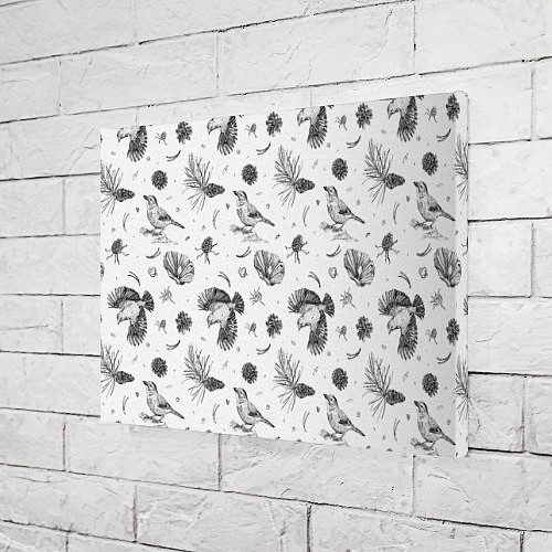 Картина прямоугольная Сойка в Бузулукском бору / 3D-принт – фото 3