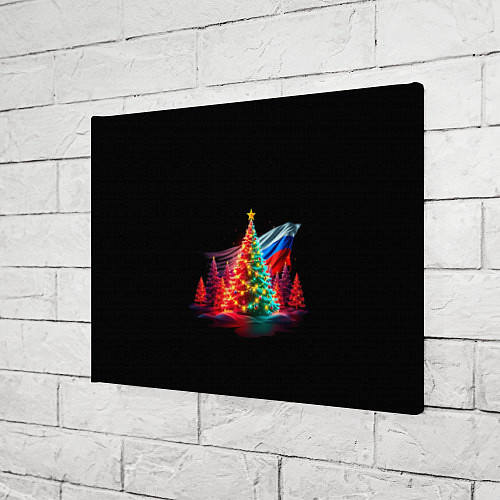 Картина прямоугольная Ёлочные чудеса / 3D-принт – фото 3