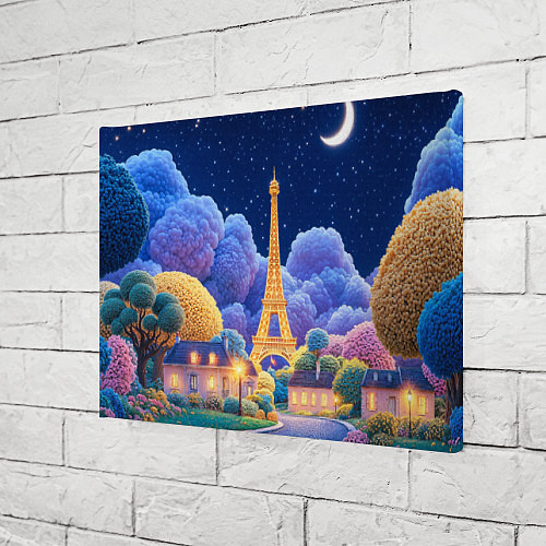 Картина прямоугольная Eiffel tower / 3D-принт – фото 3