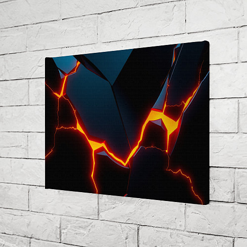 Картина прямоугольная Breaking block / 3D-принт – фото 3