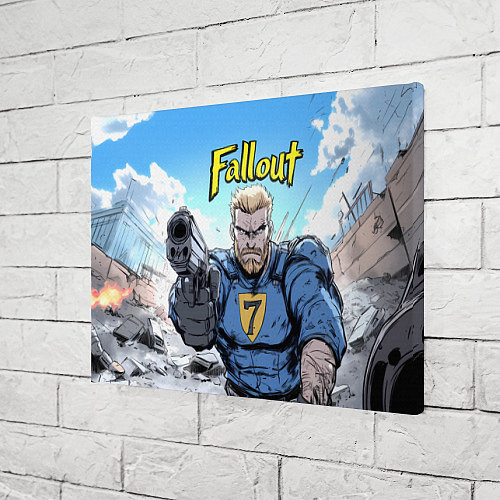 Картина прямоугольная Fallout 7 / 3D-принт – фото 3