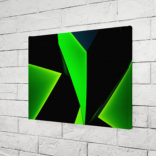 Картина прямоугольная Green tiles / 3D-принт – фото 3