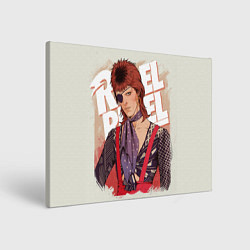 Холст прямоугольный David Bowie Rebel Rebel, цвет: 3D-принт