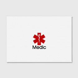 Холст прямоугольный Медик, цвет: 3D-принт — фото 2