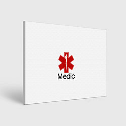 Холст прямоугольный Медик, цвет: 3D-принт