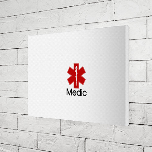 Картина прямоугольная Медик / 3D-принт – фото 3