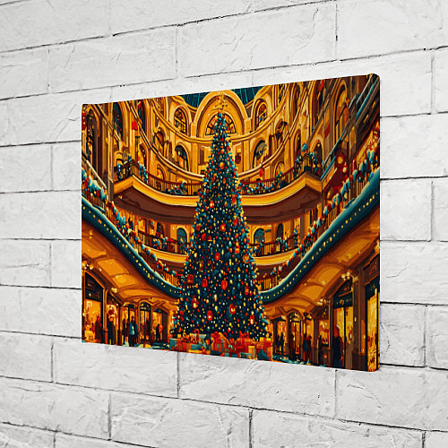 Картина прямоугольная Московская новогодняя елка / 3D-принт – фото 3