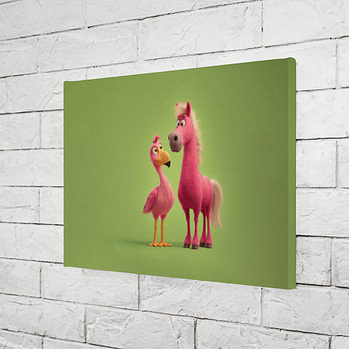 Картина прямоугольная Розовые они такие / 3D-принт – фото 3