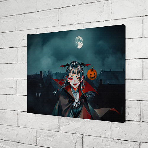 Картина прямоугольная Вампирша МаоМао - Монолог Фармацевта аниме Хэллоуи / 3D-принт – фото 3